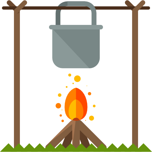 Pot on fire